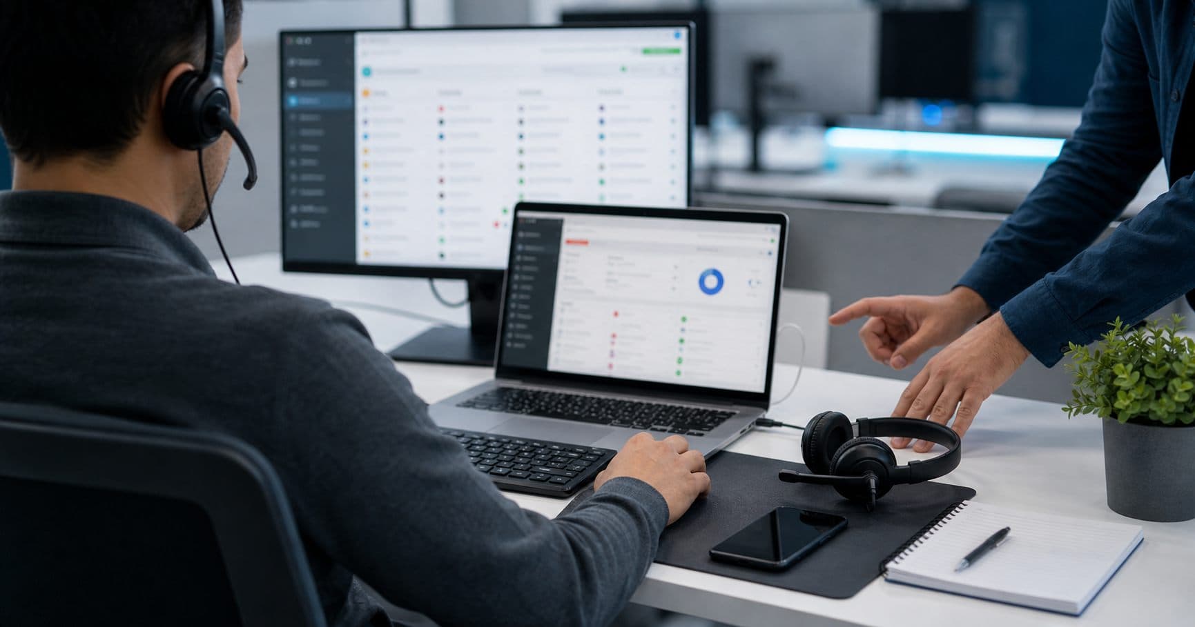 End User Support service environment
